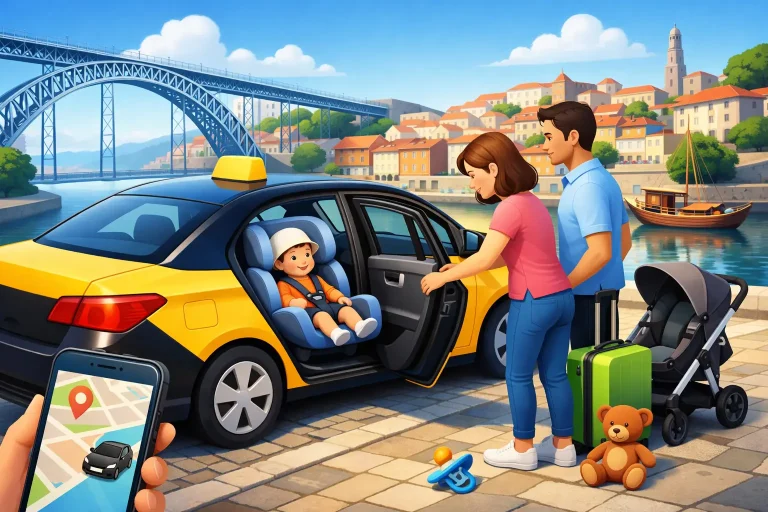 Booking a Taxi With Child Seat in Porto