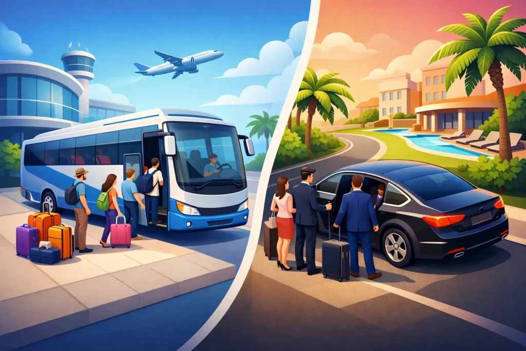 Shared Shuttle vs Private Transfer