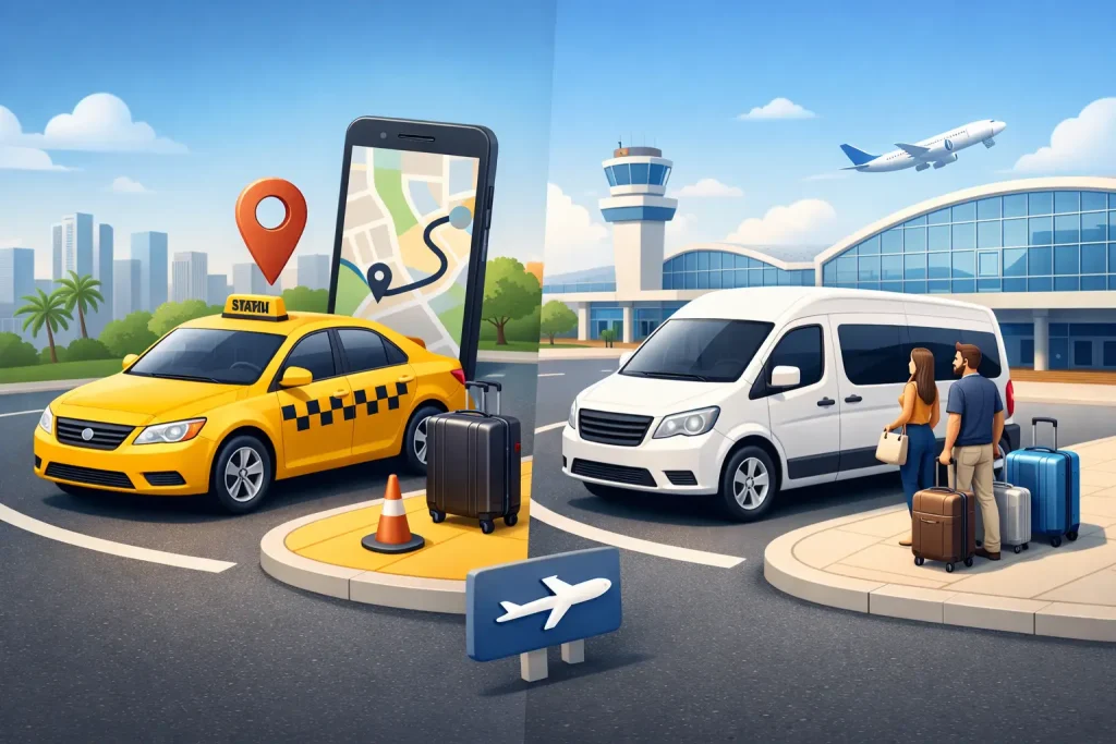 Taxi or Airport Transfer: Which to Book?